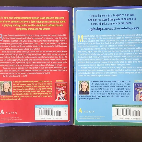 Pitcher Perfect & Catch Her If You Can - Tessa Bailey Paperback Books - Picture 2 of 4